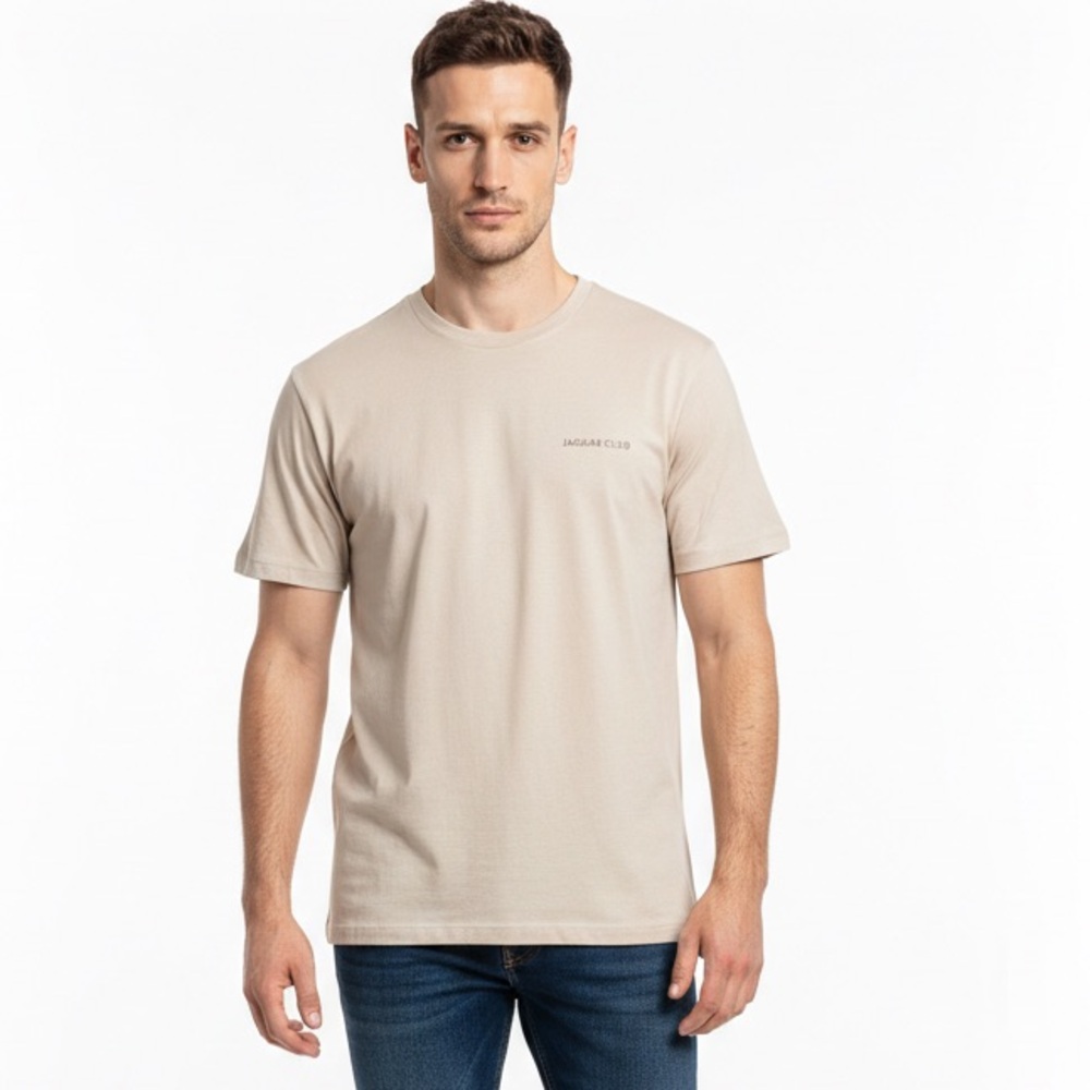 NWT Jaguar Club Japan Embroidered Shirt - Khaki Tan - Asian Large